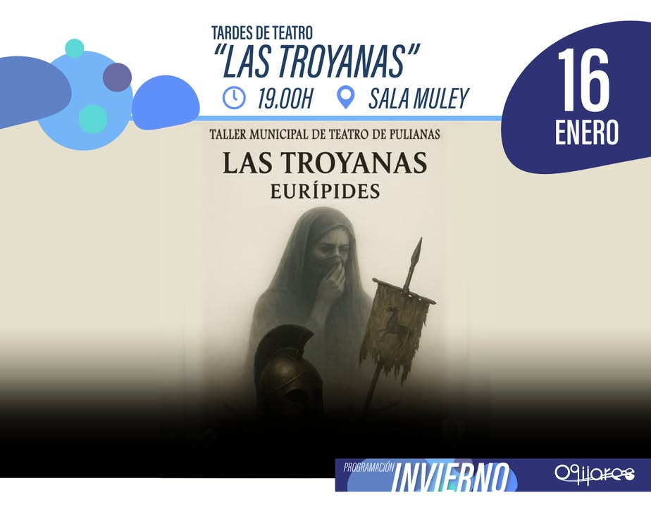 🎭 TARDES DE TEATRO – CICLO ESPECIAL  
  
La Sala Muley acoge una divertida función teatral a cargo del grupo del Taller de Teatro de Pulianas, que...