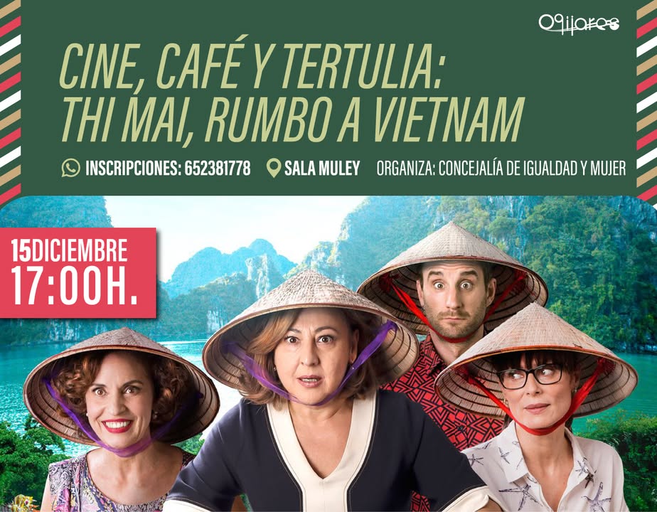 🎬☕ Lunes de Cine: Thi Mai, rumbo a Vietnam  
  
🚨🚨 MAÑANA 🚨🚨  
  
Vuelve nuestra cita cultural de los Lunes de Cine, una tarde para disfrutar...