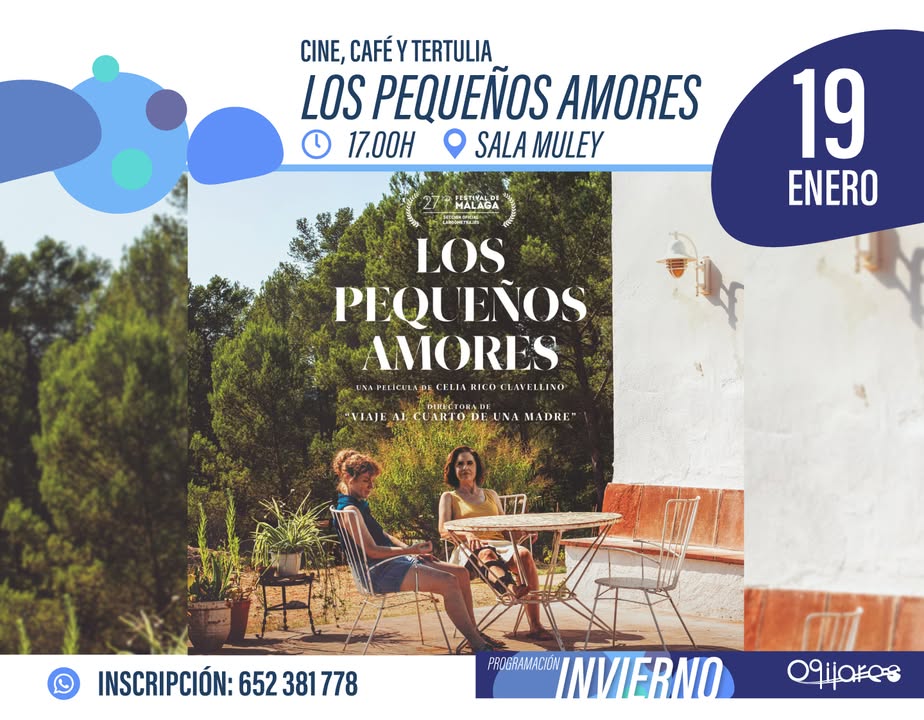 🎬☕ CINE, CAFÉ Y TERTULIA  
  
Una tarde para compartir cine y reflexión con la proyección de la película “Los pequeños amores”, de la directora C...