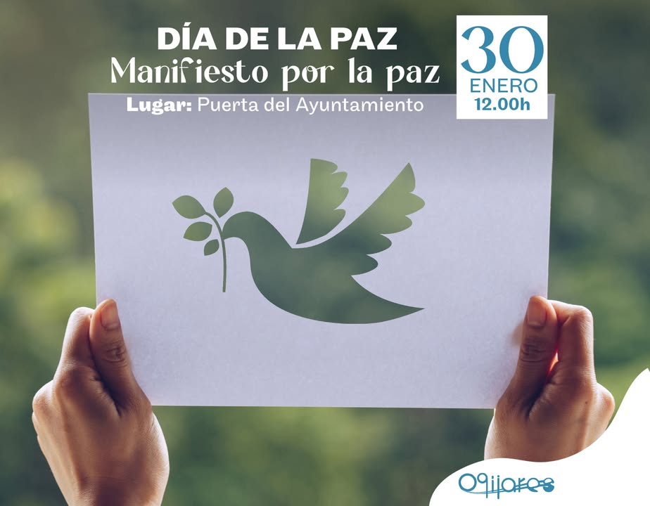 🕊️ Jueves 30 de enero: Día de la Paz en Ogíjares 🌍
🚨 ¡¡MAÑANA!! 🚨
📜 Conmemoramos el Día de la Paz con un Manifiesto por la Paz, que s... 🕊️ Jueves 30 de enero: Día de la Paz en Ogíjares 🌍
🚨 ¡¡MAÑANA!! 🚨
📜 Conmemoramos el Día de la Paz con un Manifiesto por la Paz, que s...