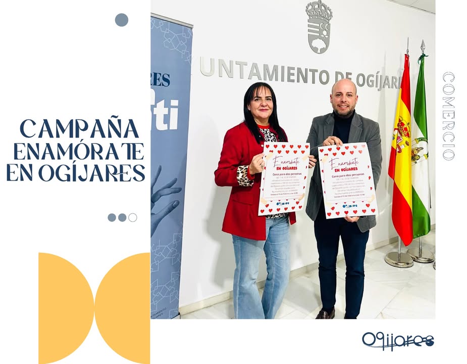 ❤️ En febrero, ¡enamórate de Ogíjares! ❤️  
  
Si compras en Ogíjares, ganamos todos. Este mes, participa en nuestro Sorteo Especial del Día de los...