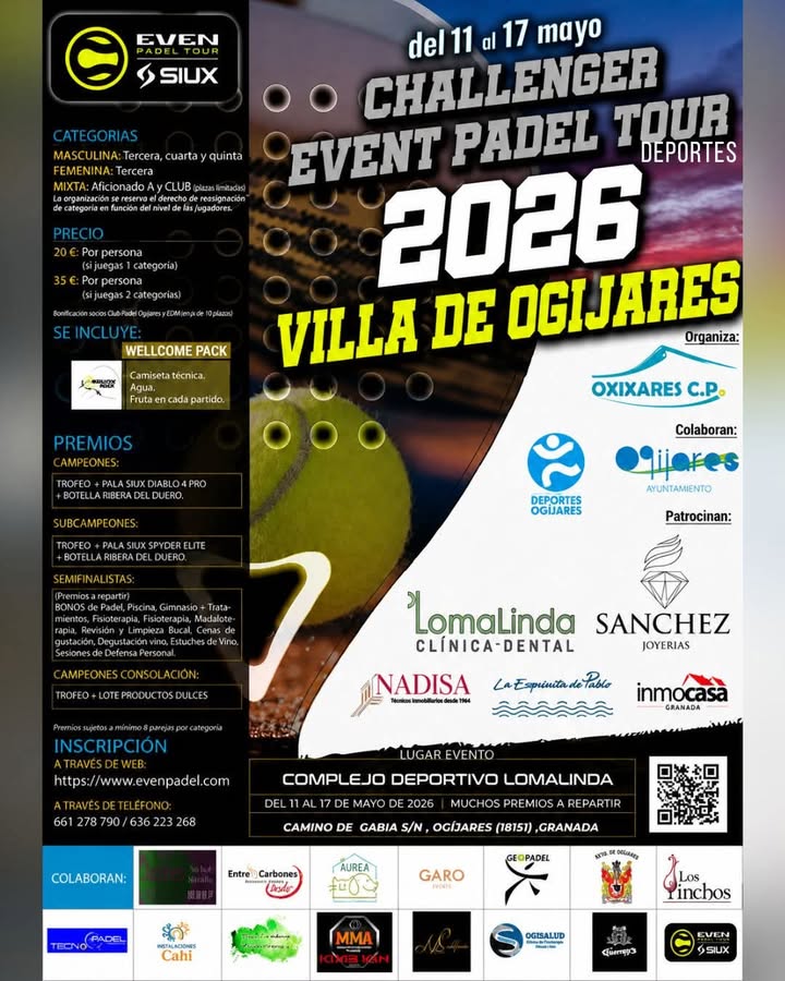 🏆 ¡Este fin de semana vivimos el deporte a tope en Ogíjares!  
  
Nuestro municipio se convierte en el epicentro de la actividad deportiva con un ...