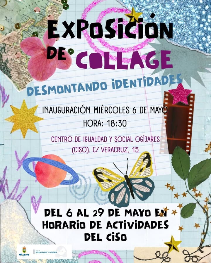 🎨 Exposición de Collage en Ogíjares - “Desmontando identidades”  
  
Una propuesta artística que invita a reflexionar, cuestionar y reconstruir mi...