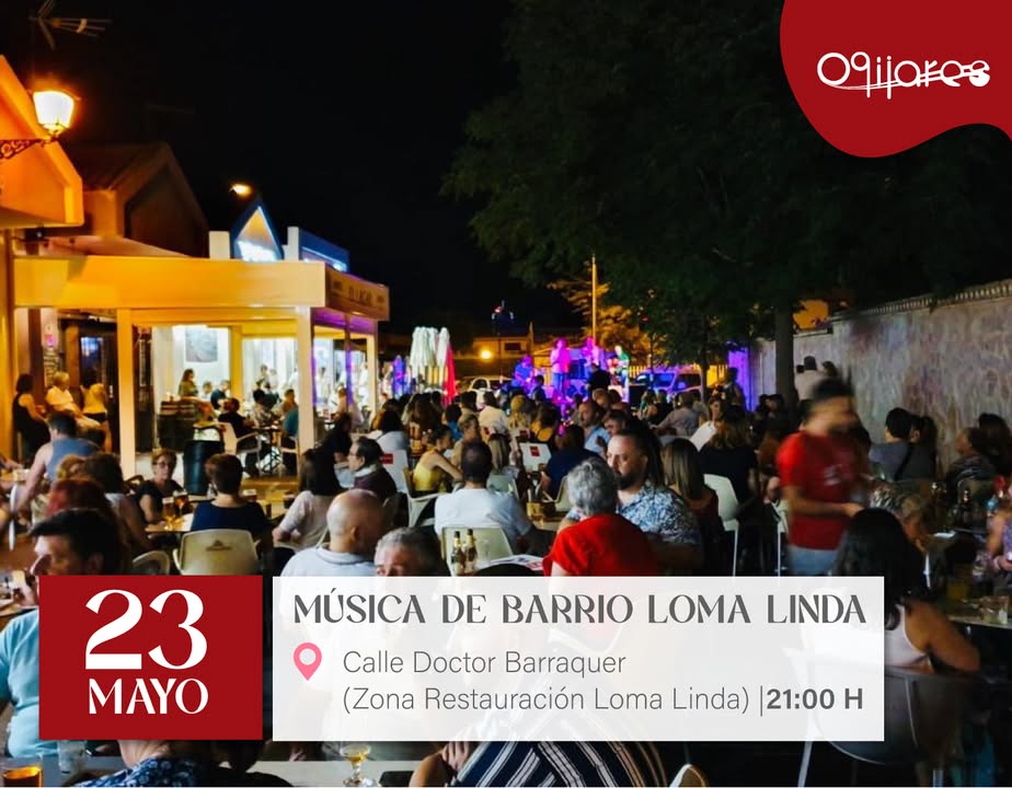 🎶 ¡Vuelve la música de barrio a Loma Linda!
Revive una noche con los mejores éxitos de los 80 y 90. Una ocasión perfecta para compartir en bu... 🎶 ¡Vuelve la música de barrio a Loma Linda!
Revive una noche con los mejores éxitos de los 80 y 90. Una ocasión perfecta para compartir en bu...