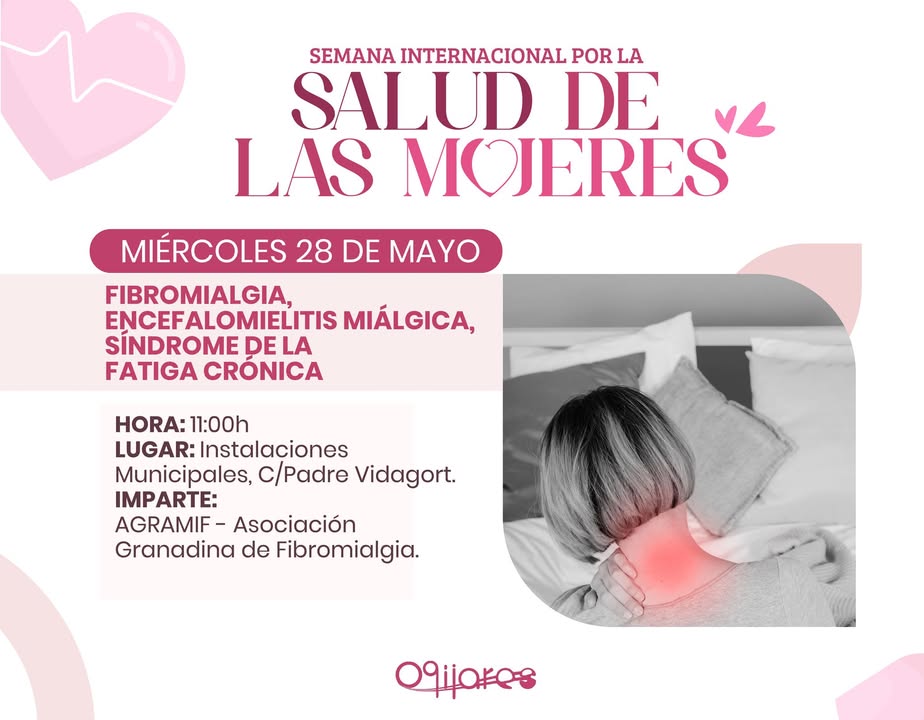 💜 Charla informativa sobre Fibromialgia, EM y Síndrome de Fatiga Crónica
📅 Mañana 28 de mayo
⏰ Hora: 11:00 h
📍 Lugar: Instalaciones ... 💜 Charla informativa sobre Fibromialgia, EM y Síndrome de Fatiga Crónica
📅 Mañana 28 de mayo
⏰ Hora: 11:00 h
📍 Lugar: Instalaciones ...