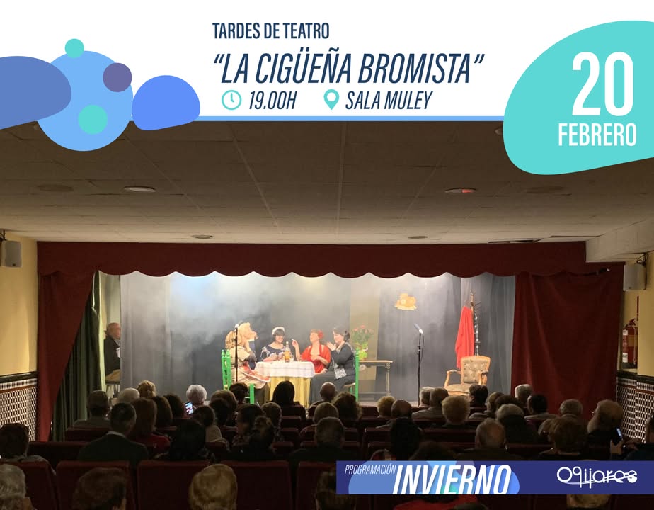 🎭✨ TARDES DE TEATRO – CICLO ESPECIAL ✨🎭    
  
🚨🚨 ¡¡HOY!! 🚨🚨  
  
Ogíjares se llena de risas con la divertida función cómica de Los Manolos...