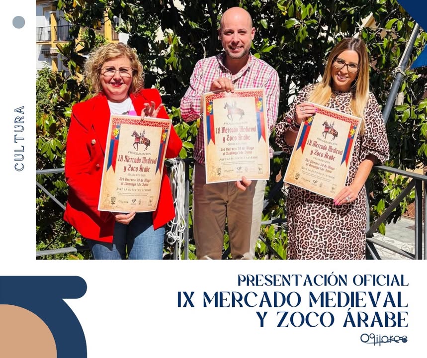 🏰 IX Gran Zoco Medieval de Ogíjares  
  
🗓️ Del viernes 30 de mayo al domingo 1 de junio  
  
Desde el Patronato Municipal de Cultura os invitamos...
