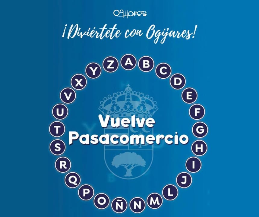 🛍️ ¿Jugamos? ¡PasaComercio 2025!
Del 2 al 29 de mayo, visita los comercios de Ogíjares y rellena “el rosco” que encontrarás en los establecimi... 🛍️ ¿Jugamos? ¡PasaComercio 2025!
Del 2 al 29 de mayo, visita los comercios de Ogíjares y rellena “el rosco” que encontrarás en los establecimi...