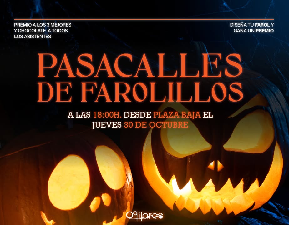 🕯️ JUEVES 30 DE OCTUBRE – FIESTA DE LOS FAROLES DE TODOS LOS SANTOS 🎃  
  
Ogíjares celebra su tradicional Fiesta de los Santos con el encantador ...
