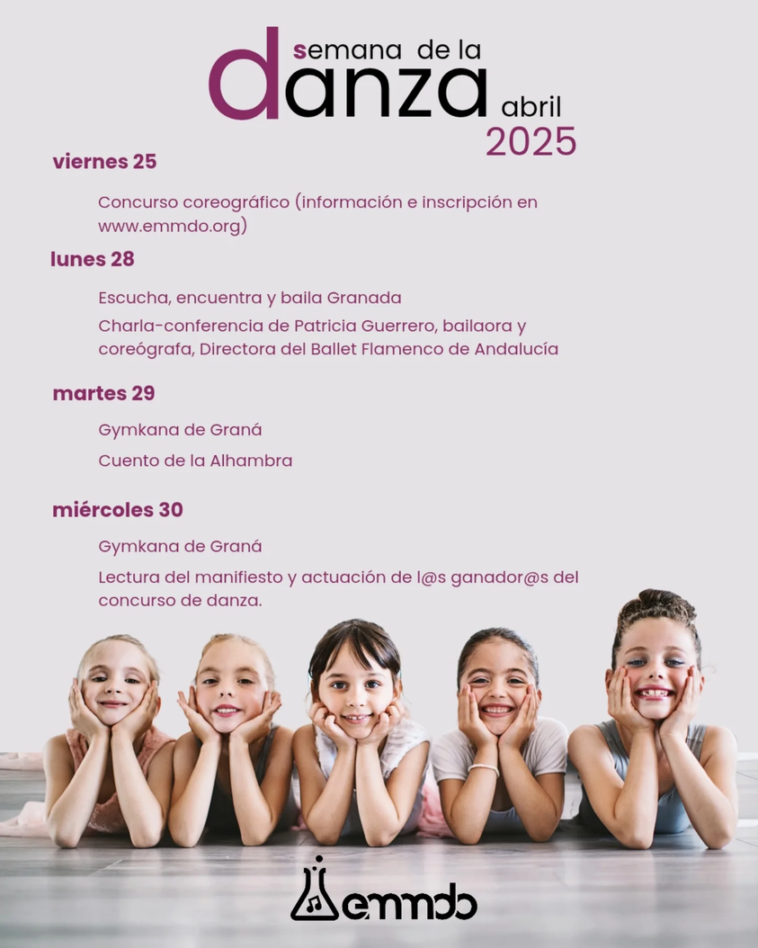 Hoy damos comienzo a la Semana de la Danza 2025, con la XIV edición del Concurso Coreográfico. 🩰💃🏻🪭 Por delante nos... Hoy damos comienzo a la Semana de la Danza 2025, con la XIV edición del Concurso Coreográfico. 🩰💃🏻🪭 Por delante nos...