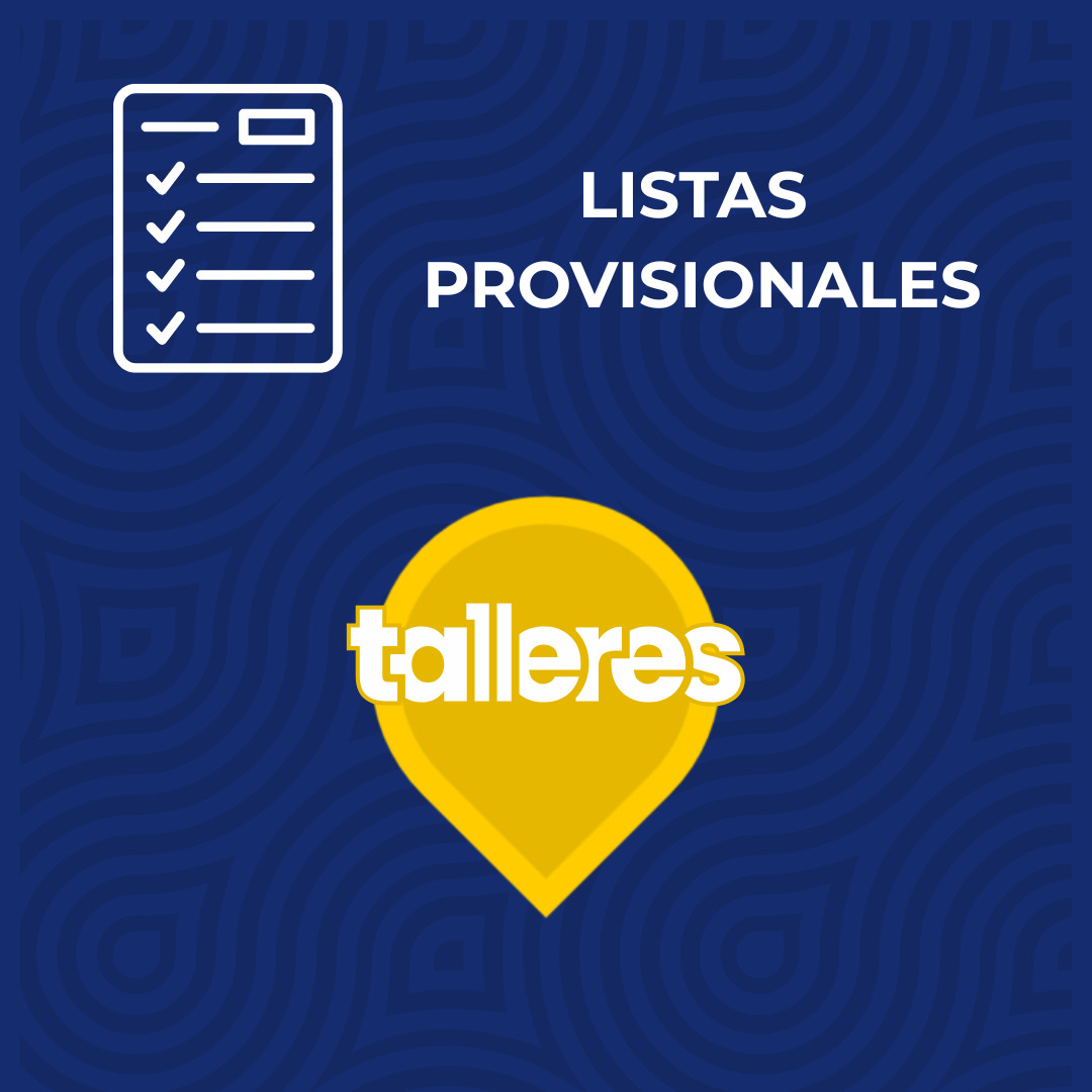 🗒️ Publicación de los listados provisionales de alumnado admitido en los diferentes talleres de música y danza de la es... 🗒️ Publicación de los listados provisionales de alumnado admitido en los diferentes talleres de música y danza de la es...