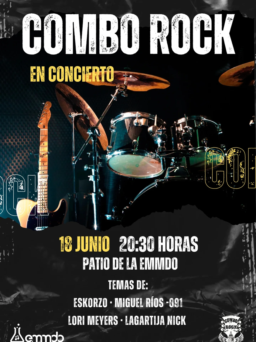 Mañana tienes una cita con el Combo Rock de la Emmdo.🤘🏻🎸  📍Pauo de la Emmdo 🕛20:30 horas 🎟️ Entrada libre ¡Te espe...