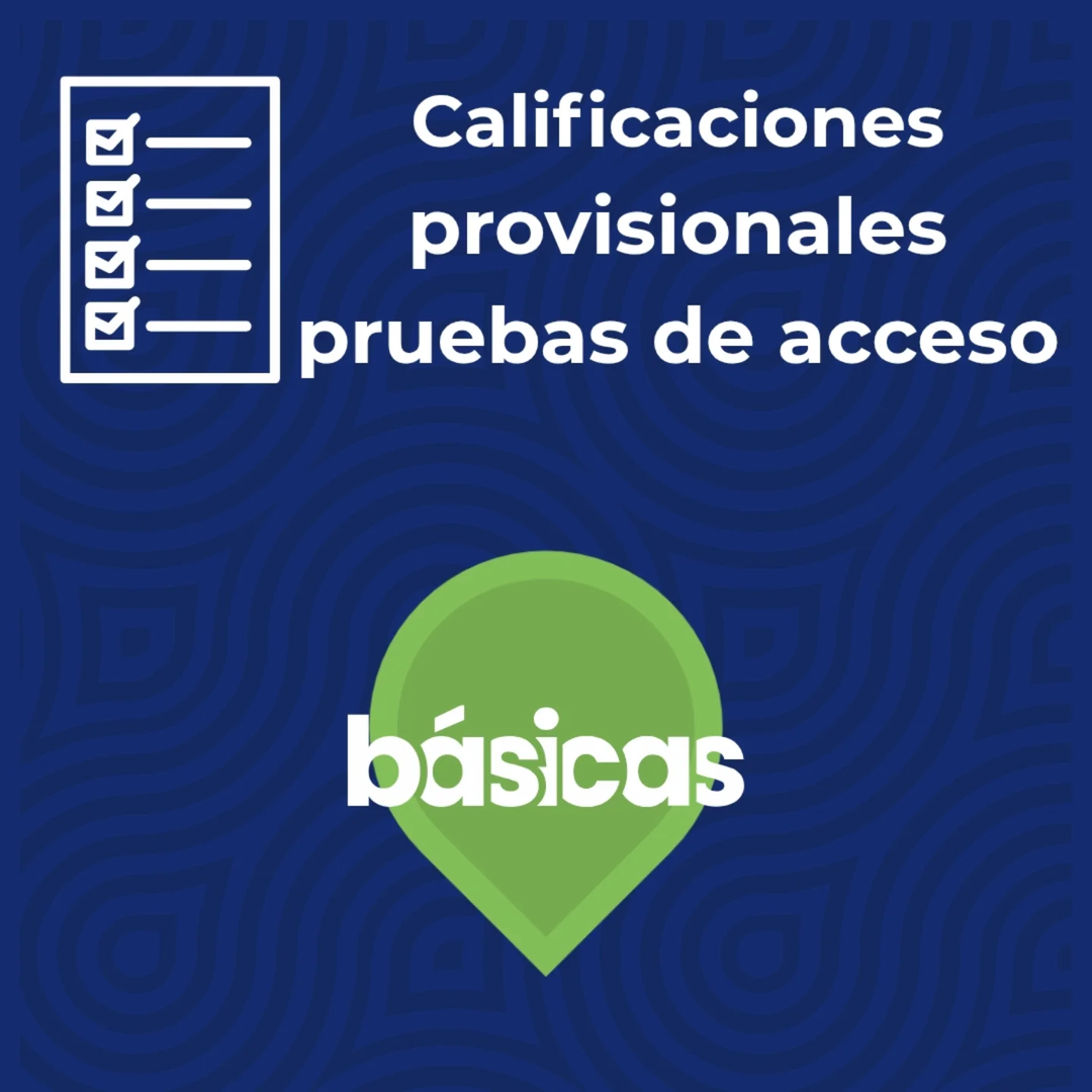 📋Publicadas las calificaciones provisionales de las pruebas de acceso a curso diferente de primero. Periodo de reclamac...