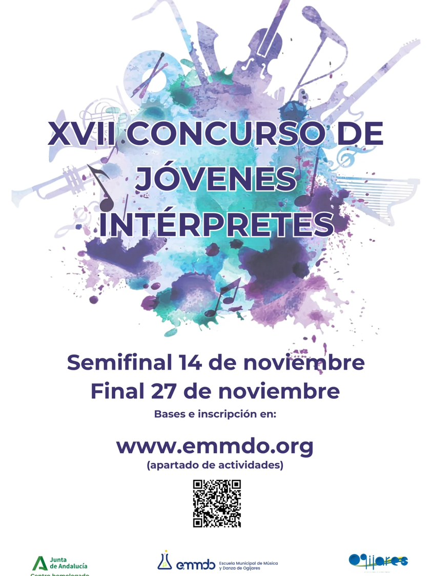 Abierto el plazo de inscripción para el XVII Concurso de Jóvenes Intérpretes de la Emmdo. Consulta 🔎 las bases en nuest...