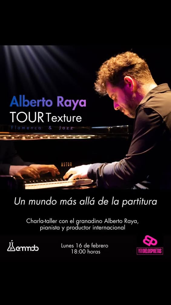 El pasado 16 de febrero tuvimos en el centro a @_albertoraya_ compositor y productor granadino que compartió un ratito c...