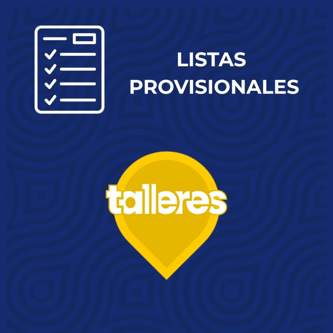Publicados listados provisionales de admisión a los talleres de música y danza para el curso 2026-2027. Consulta en el a...