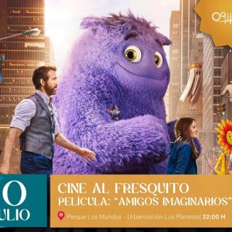 🎬 Cine al fresquito en Ogíjares  
  
🍿 Este verano vuelve el cine de verano al aire libre con la proyección de la película “Amigos Imaginarios”, ...