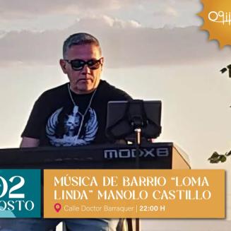 🎉 ¡Música de Barrio en Loma Linda!  
  
📅 Sábado 2 de agosto  
📍 Calle Doctor Barraquer  
🕙 22:00 h  
  
¡Prepárate para una Retro Party inolvi...