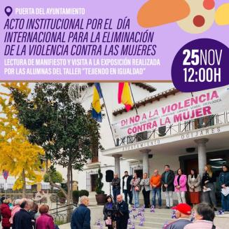 💜 ACTO INSTITUCIONAL CON MOTIVO DEL DÍA INTERNACIONAL PARA LA ELIMINACIÓN DE LA VIOLENCIA CONTRA LAS MUJERES  
  
Un acto de compromiso y sensibil...