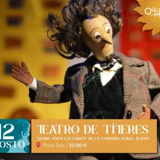 🎭 Teatro de Títeres en Ogíjares  
  
Una noche mágica para toda la familia con la obra "Donde viven los libros", de la compañía Afinal Teatro. ¡Dé...