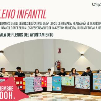 L@s alumn@s de 5.º de primaria de los centros educativos de Ogíjares participarán en el tradicional Pleno Infantil – Especial Constitución Española...