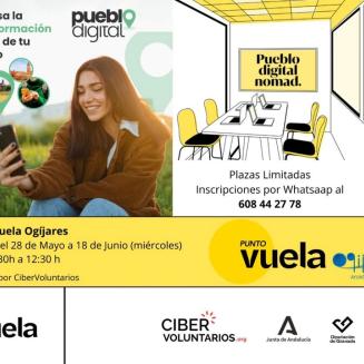 💻 Punto Vuela Ogíjares: Impulsa la revolución digital    ¿Quieres mejorar tus conocimientos digitales?  Llega un nuevo programa impartido por C...
