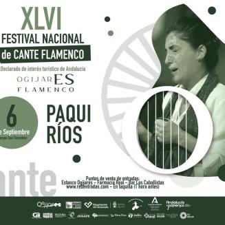 🎤 Paqui Ríos – Cante con alma malagueña  
  
La cantaora Paqui Ríos nació en Málaga y desde sus comienzos ha brillado con una voz profunda, llena ...