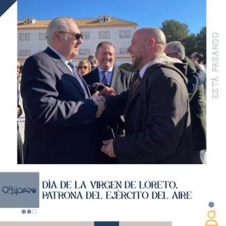 ✈️ Celebración del Día de la Patrona del Ejercito del Aire en la Base Aérea de Armilla     Ayer, nuestro alcalde y el concejal de Seguridad de Og...