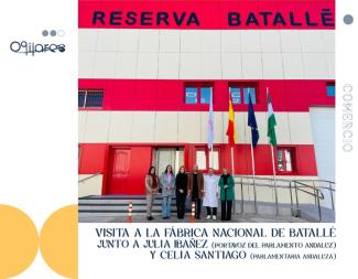 🏭 Visita institucional a la fábrica nacional de BATALLÉ en Ogíjares 🌍  
  
La portavoz del Parlamento Andaluz de Industria, Energía y Minas, Juli...