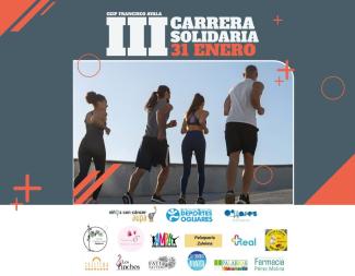 🚨🚨 ¡ATENCIÓN: CAMBIO DE FECHA! 🚨🚨  
  
🏃‍♂️ III Carrera Solidaria - Día de la Paz 🏃‍♀️  
  
El próximo 31 de enero, el CEIP Francisco Ayala o...