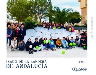 📍 Inicio de la Semana de Andalucía en Ogíjares 💚🤍  
  
Hoy hemos dado comienzo a la Semana de Andalucía con el izado de la bandera en un emotivo...