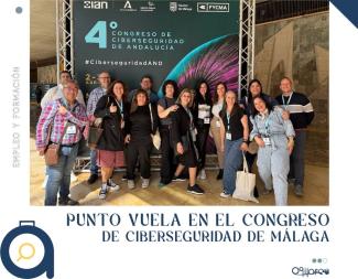 🔐 El Punto Vuela de Ogíjares, presente en el Congreso de Ciberseguridad de Málaga 💻🛡️  
  
Una jornada enriquecedora en la que seguimos formándon...