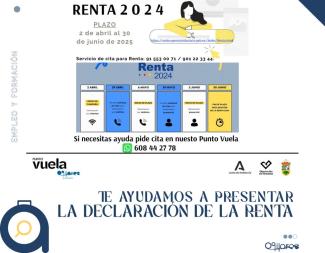 📢 ¿Necesitas ayuda con tu declaración de la renta? 📢  
  
En Punto Vuela Ogíjares te asesoramos y te ayudamos con la tramitación de tu declaració...
