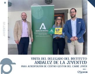 📢 ¡Ogíjares, Centro Gestor del Carné Joven!   
  
Hoy hemos recibido con orgullo la visita del Delegado del Instituto Andaluz de la Juventud, quie...