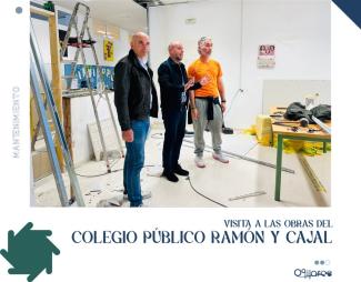 🏫 Mejoras en el Colegio Ramón y Cajal  
  
🤝 Desde la concejalía de mantenimiento se están llevando a cabo obras en el colegio Ramón y Cajal.  
 ...