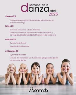 Descubre todo lo que la EMMDO tiene preparado ✨  
  
Con motivo de la Semana de la Danza 2025, la Escuela Municipal de Música y Danza de Ogíjares ...