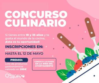 👨‍🍳 Concurso culinario para jóvenes promesas  
  
Si tienes entre 18 y 35 años y la cocina es lo tuyo… ¡Esta es tu oportunidad para brillar!  
  ...