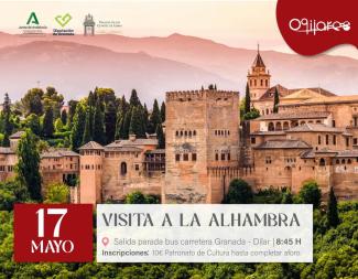 🕍 Viaje cultural a la Alhambra  
  
Redescubre uno de los lugares más emblemáticos de nuestra tierra.  
El próximo sábado 17 de mayo organizamos u...