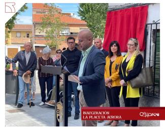 🧡 Homenaje a Aurora Benítez  
  
El pasado viernes 9 de mayo rendimos un emotivo homenaje, a título póstumo, a Aurora Benítez, una vecina muy quer...