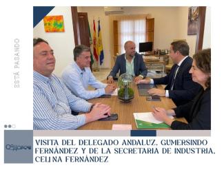 🏛️ Hoy hemos recibido la visita del Delegado de la Junta de Andalucía, Gumersindo Fernández, con motivo del inicio del proceso de adhesión de Ogíja...