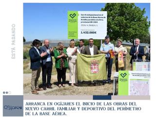 ✅ Hoy han arrancado oficialmente las obras del nuevo carril familiar y deportivo que recorrerá todo el perímetro de la Base Aérea.  
  
Un proyect...