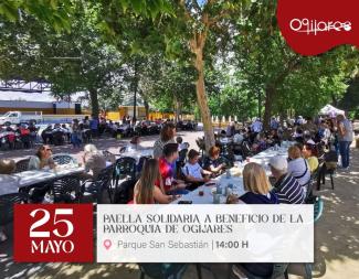 🥘 Paella Solidaria a beneficio de la Parroquia de Ogíjares   
  
🚨🚨 ¡¡HOY!! 🚨🚨  
  
Ven al Parque San Sebastián y participa en la tradicional ...
