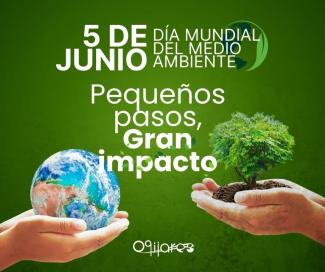 🌍 Hoy celebramos el Día Mundial del Medio Ambiente recordando que los pequeños pasos pueden lograr un gran impacto.  
  
♻️ Reciclar, reducir, reu...