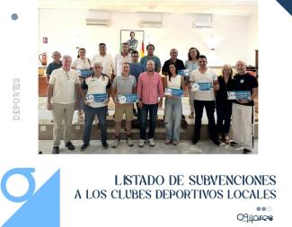 🏅 Subvenciones para los clubes deportivos locales de Ogíjares  
  
Desde el Ayuntamiento de Ogíjares seguimos impulsando el deporte local mediante...