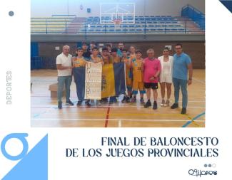 🏀 Final de Baloncesto de los Juegos Provinciales  
  
Este fin de semana vivimos la final de baloncesto de los Juegos Provinciales.  
  
📍 El pab...