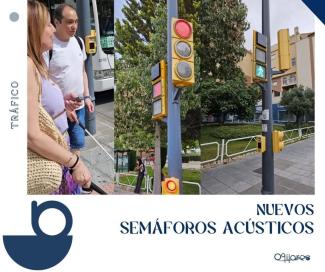 🚦 Nuevos semáforos acústicos en Ogíjares  
  
Desde la Concejalía de Tráfico seguimos apostando por una movilidad más inclusiva. Se han instalado ...
