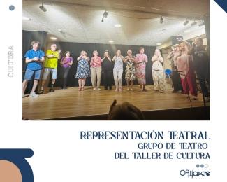 🎭 Tarde de Taller de Microteatros  
  
Ayer disfrutamos de una divertidísima representación a cargo del grupo de teatro del Taller de Cultura, que...
