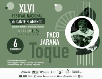 El sevillano Paco Jarana, nacido en Dos Hermanas, es uno de los nombres imprescindibles de la guitarra flamenca actual. Con estudios en el Conserva...