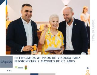 🏠 Ogíjares suma 24 nuevas viviendas rehabilitadas para mayores de 65 años  
  
Gracias a la Diputación de Granada y una inversión cercana a los 40...