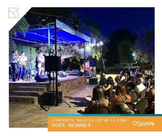 🎺 ¡Noche para el recuerdo en Ogíjares!  
  
El grupo “Soul Berries” hizo disfrutar al público con una actuación llena de alma, fuerza y pasión. Un...